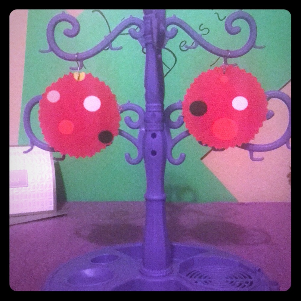 Canvas earrings